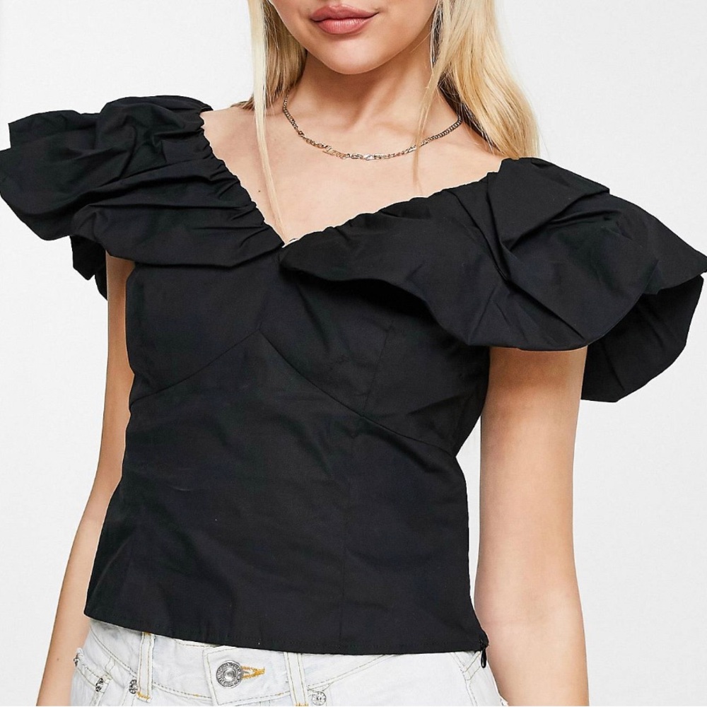 Urban Revivo Sleeve Detail Top